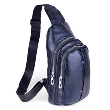 Load image into Gallery viewer, Vegan Leather Crossbody Sling Bag W/ Adjustable Strap