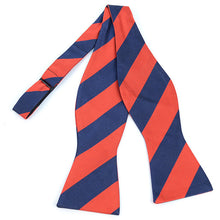 Load image into Gallery viewer, Umo Lorenzo Men's Silk Woven Freestyle College Bow Tie – 26 Color Options