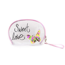 Load image into Gallery viewer, Nollia "Sweet Love" Butterfly 3-Piece Cosmetic Bag Set