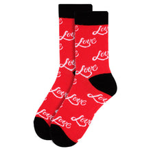 Load image into Gallery viewer, Women's "Love" Novelty Crew Socks
