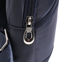 Load image into Gallery viewer, Nylon Crossbody Sling Bag with Headphone Jack - Adjustable Strap - Black or Navy
