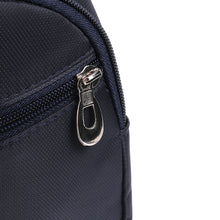 Load image into Gallery viewer, Nylon Crossbody Sling Bag with Headphone Jack - Adjustable Strap - Black or Navy