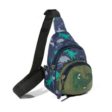 Load image into Gallery viewer, Dinosaur Sling Bag – Fun & Adjustable Crossbody for Kids