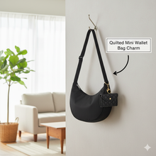 Load image into Gallery viewer, Quilted Mini Wallet Bag Charm
