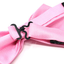 Load image into Gallery viewer, Laurant Bennet Poly Woven Banded Bow Tie & Hanky Set
