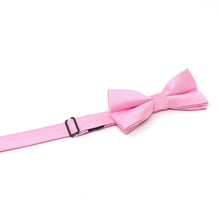 Load image into Gallery viewer, Laurant Bennet Poly Woven Banded Bow Tie & Hanky Set