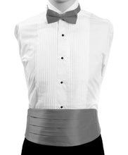 Load image into Gallery viewer, Umo Lorenzo Poly Satin Bow Tie & Cummerbund Set