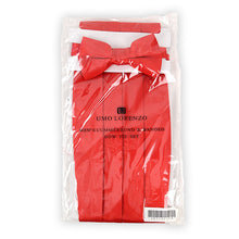 Load image into Gallery viewer, Umo Lorenzo Poly Satin Bow Tie & Cummerbund Set