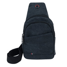 Load image into Gallery viewer, Nylon Canvas Sling Bag with Adjustable Strap
