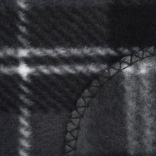 Load image into Gallery viewer, Close-up of soft plaid fleece fabric from Nollia winter set