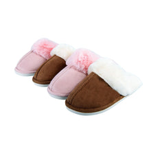 Load image into Gallery viewer, Women’s Faux Fur Indoor Slippers – Cozy Slip-On House Shoes