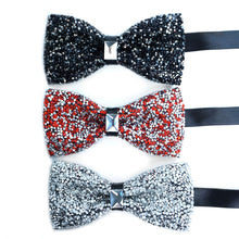 Load image into Gallery viewer, Sparkling Crystal Men's Bow Tie
