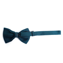 Load image into Gallery viewer, Men’s Solid Knitted Bow Tie – Pre-Tied with Adjustable Strap, 5 Colors