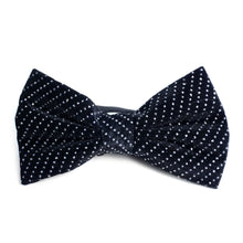 Load image into Gallery viewer, Men’s Soft Velvet Feel Rhinestone Bow Tie – Pre-Tied, Adjustable