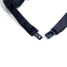 Load image into Gallery viewer, Men's Crystal Silver Rhinestone over Gold Bow Tie