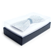 Load image into Gallery viewer, Men's White Crystal Rhinestone Bow Tie