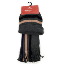 Load image into Gallery viewer, Men's Winter Knit Scarf and Hat Set