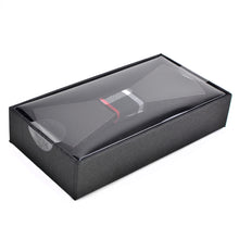 Load image into Gallery viewer, Parquet Men’s Wooden Bow Tie with Plaid Center – Adjustable One Size Fits All