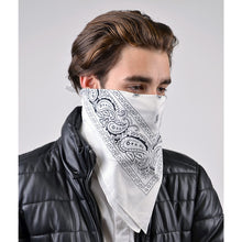 Load image into Gallery viewer, Cotton Bandana Black & White Duo Pack