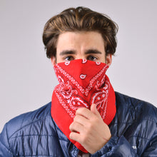 Load image into Gallery viewer, Cotton Bandana Red & White Duo Pack