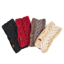 Load image into Gallery viewer, Nollia Women's Thick Fleece Lined Knit Winter Headband Ear Warmer
