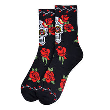 Load image into Gallery viewer, Parquet Women's Sugar Skull Novelty Socks