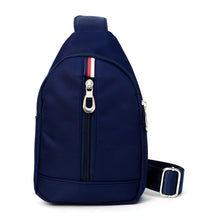 Load image into Gallery viewer, Navy Crossbody Sling Bag with Padded Interior - Compact and Functional