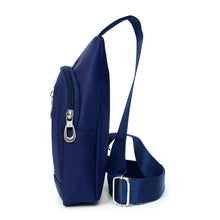 Load image into Gallery viewer, Navy Crossbody Sling Bag with Padded Interior - Compact and Functional