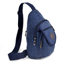 Load image into Gallery viewer, Crossbody Canvas Sling Bag Backpack with Adjustable Strap