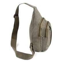 Load image into Gallery viewer, Canvas Crossbody Sling Bag with Urban Sporty Design