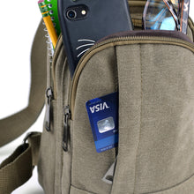 Load image into Gallery viewer, Canvas Crossbody Sling Bag with Urban Sporty Design