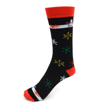 Load image into Gallery viewer, Parquet 3-Pair Pack Ladies Christmas Holidays Crew Socks – Snowman, Wreath & Tree Patterns