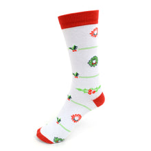 Load image into Gallery viewer, Parquet 3-Pair Pack Ladies Christmas Holidays Crew Socks – Snowman, Wreath & Tree Patterns