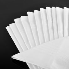 Load image into Gallery viewer, Men's Cotton Plain Handkerchiefs 12 piece Set