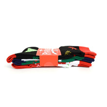 Load image into Gallery viewer, Parquet 3-Pair Pack Ladies Christmas Holidays Crew Socks – Trees, Snowflakes & Reindeer