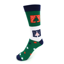 Load image into Gallery viewer, Parquet 3-Pair Pack Ladies Christmas Holidays Crew Socks – Trees, Snowflakes & Reindeer