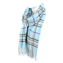 Load image into Gallery viewer, Unisex Acrylic Plaid Cashmere Feel Scarves