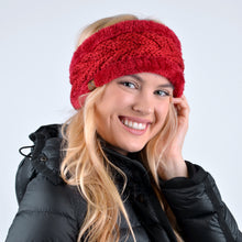 Load image into Gallery viewer, Nollia Women's Thick Fleece Lined Knit Winter Headband Ear Warmer