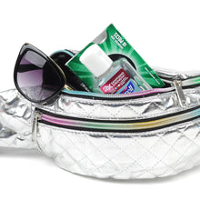 Load image into Gallery viewer, Nollia Ladies Quilted Sling Bag - Trendy Metallic Finish