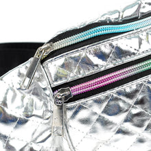 Load image into Gallery viewer, Nollia Ladies Quilted Sling Bag - Trendy Metallic Finish