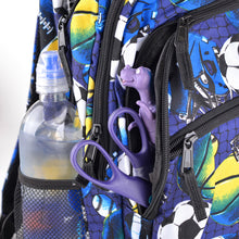 Load image into Gallery viewer, Soccer & Football Pattern Novelty Backpack