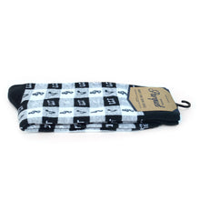 Load image into Gallery viewer, Men's Music Note Premium Collection Novelty Socks