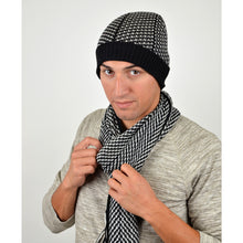 Load image into Gallery viewer, Men's Winter Knit Scarf and Hat Set
