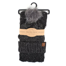 Load image into Gallery viewer, Women's Knit Hat & Infinity Scarf Set