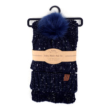 Load image into Gallery viewer, Women's Knit Hat & Infinity Scarf Set