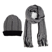 Load image into Gallery viewer, Men's Winter Knit Scarf and Hat Set