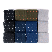 Load image into Gallery viewer, 12 Pairs Dress Socks - Assorted Prints and Styles