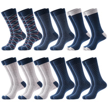 Load image into Gallery viewer, 12 Pairs Dress Socks - Assorted Prints and Styles