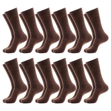 Load image into Gallery viewer, 12 Pairs Solid Dress Socks