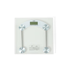 Load image into Gallery viewer, Digital body weight scale with LCD screen top view